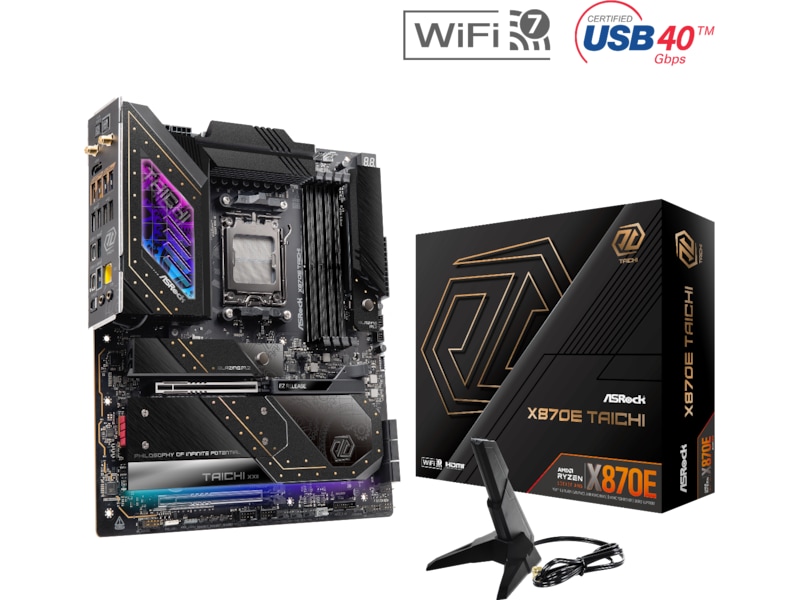 ASRock X870E Taichi Hovedkort AMD Socket