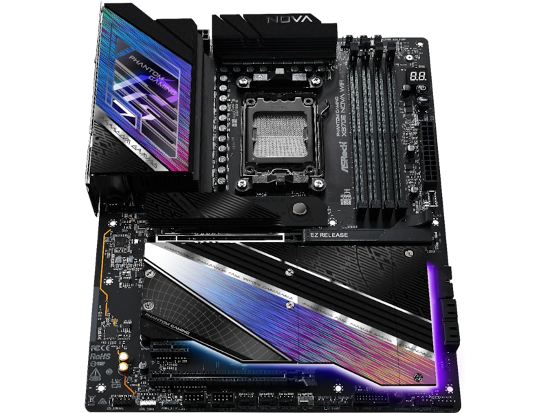 ASRock X870E Phantom Gaming Nova WiFi Hovedkort AMD Socket