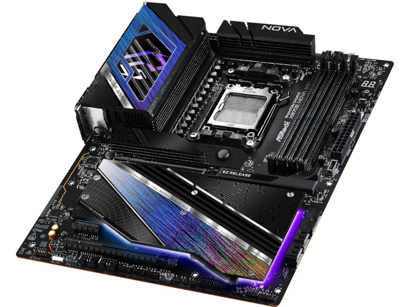 ASRock X870E Phantom Gaming Nova WiFi Hovedkort AMD Socket