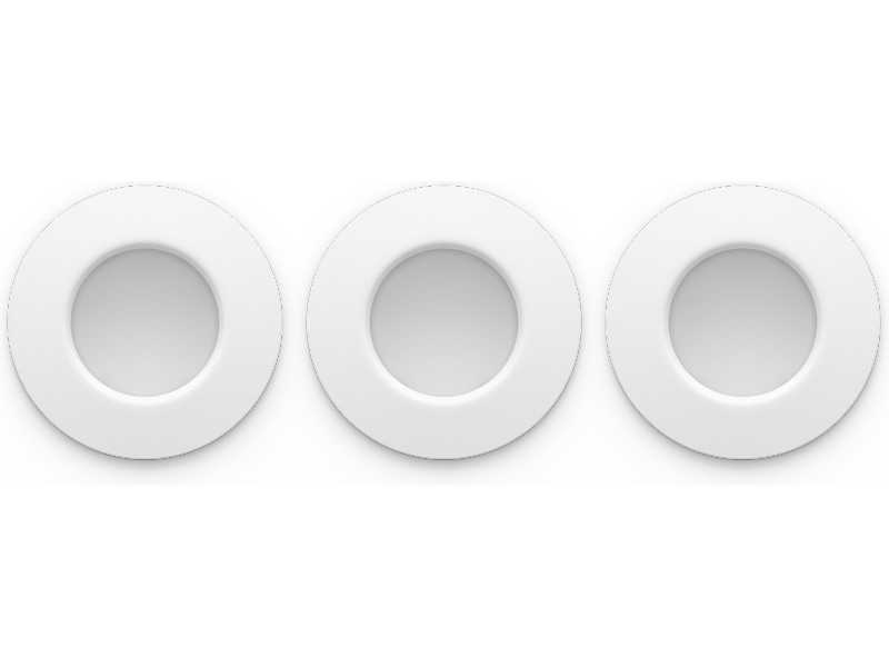 Philips Hue Slim innfelt spotlight 90 mm (hvit) 3pk Taklampe