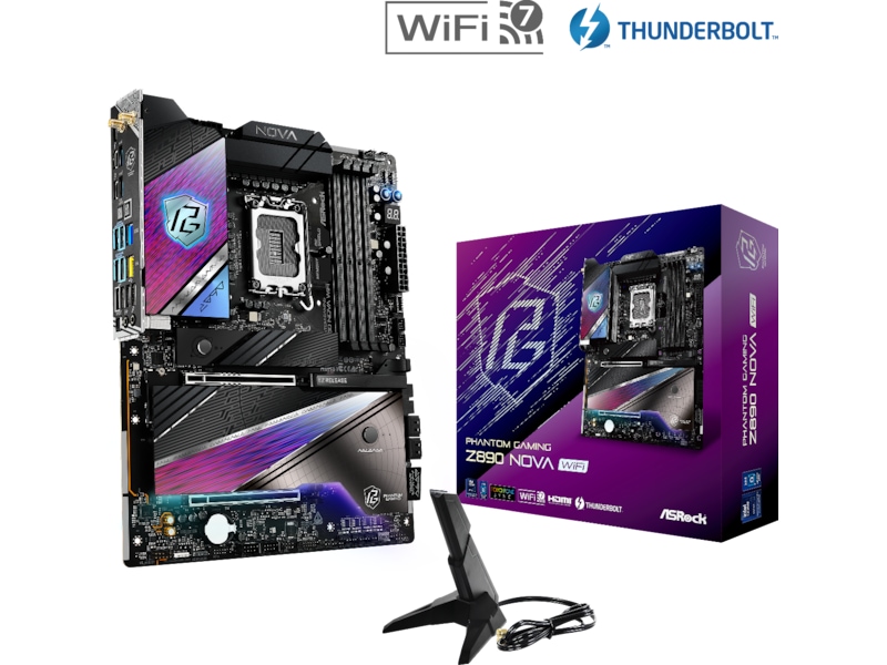 ASRock Z890 NOVA WIFI Hovedkort Intel Socket