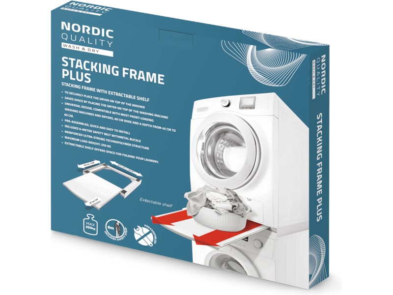 Nordic Quality Stableramme Plus Tilbehør til vaskemaskin og tørketrommel