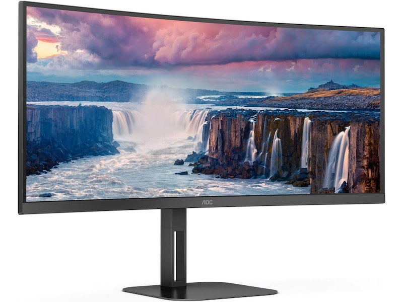 AOC 34" curved skjerm CU34V5C/BK/23 Skjermer