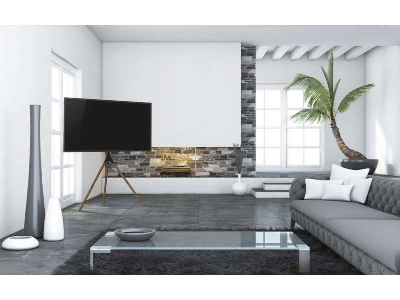 Andersson ATS Gulvstativ for TV (sort/tre) Veggfeste & TV-stativ