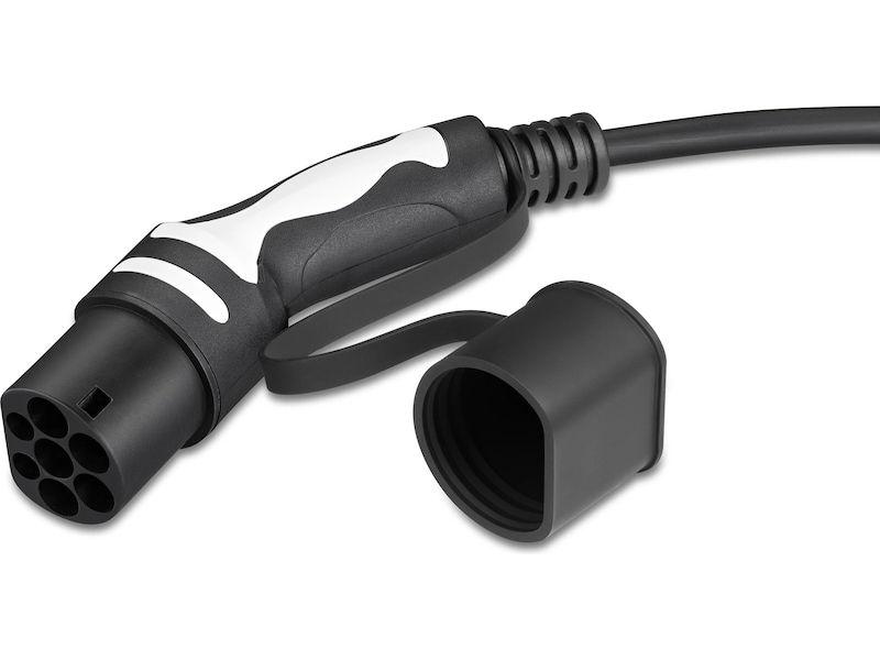 Freev EV-Charge 3000 Type 2 ladekabel 5m (sort/hvit) Smart strømstyring