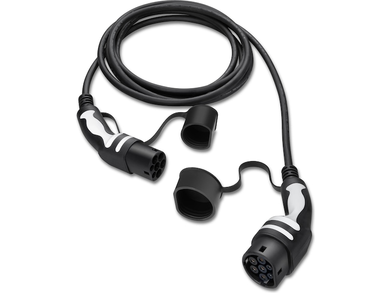 Freev EV-Charge 3000 Type 2 ladekabel 5m (sort/hvit) Smart strømstyring