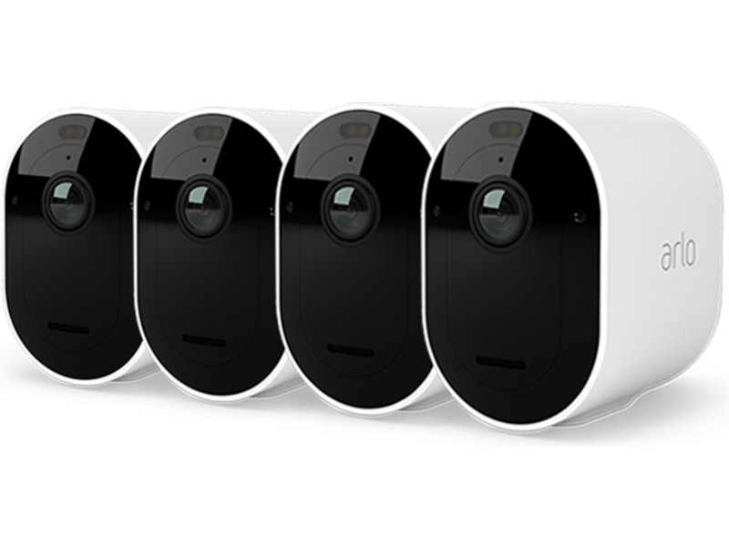 Arlo Pro 5 2K sikkerhetskamera 4-pakk (hvit) Overvåkningskameraer
