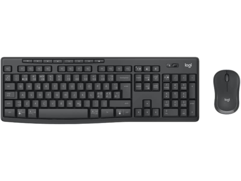 Logitech MK370 Combo Trådløs (graphite) Mus & tastatur -kombipakker
