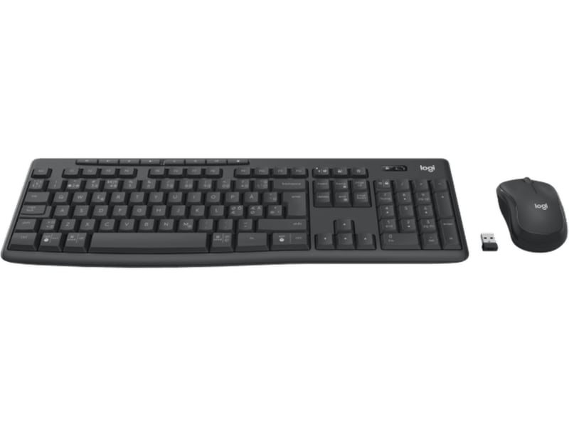 Logitech MK370 Combo Trådløs (graphite) Mus & tastatur -kombipakker
