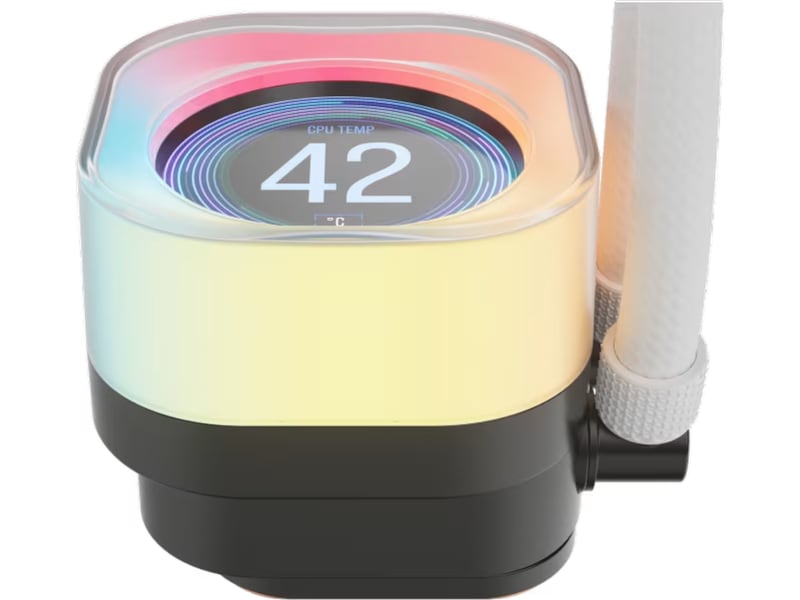 Corsair iCUE LINK TITAN 360 RX LCD AIO Kjøler (hvit) CPU - Vannkjøling