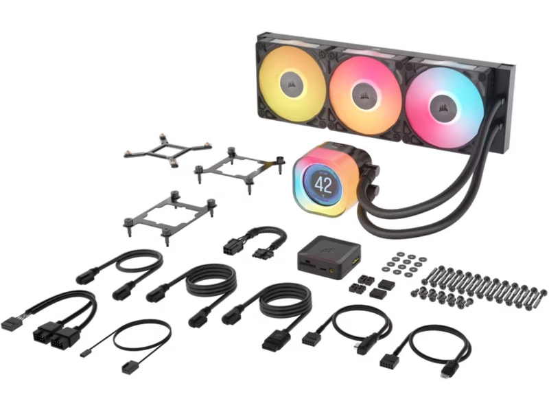 Corsair iCUE LINK TITAN 360 RX LCD AIO Kjøler (sort) CPU - Vannkjøling