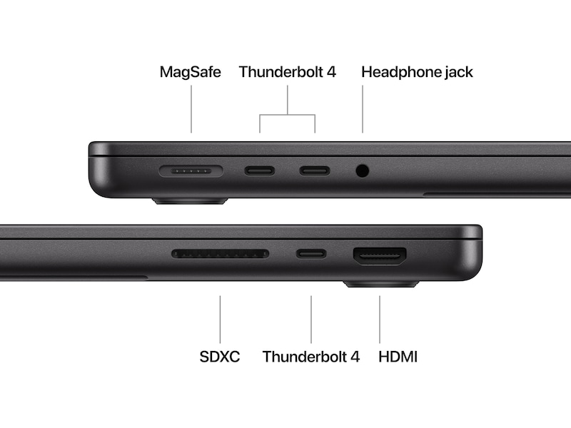 Macbook Pro 14 M4 (2024) 1TB (stellarsvart) PC - Bærbar / laptop