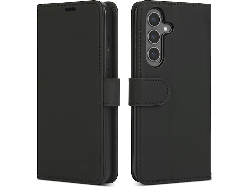 iiglo Galaxy S25+ Lommebokdeksel (sort) Deksel til mobiltelefon