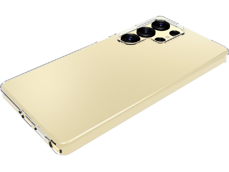 iiglo Galaxy S25 Ultra Silikondeksel (gjennomsiktig) Deksel til mobiltelefon