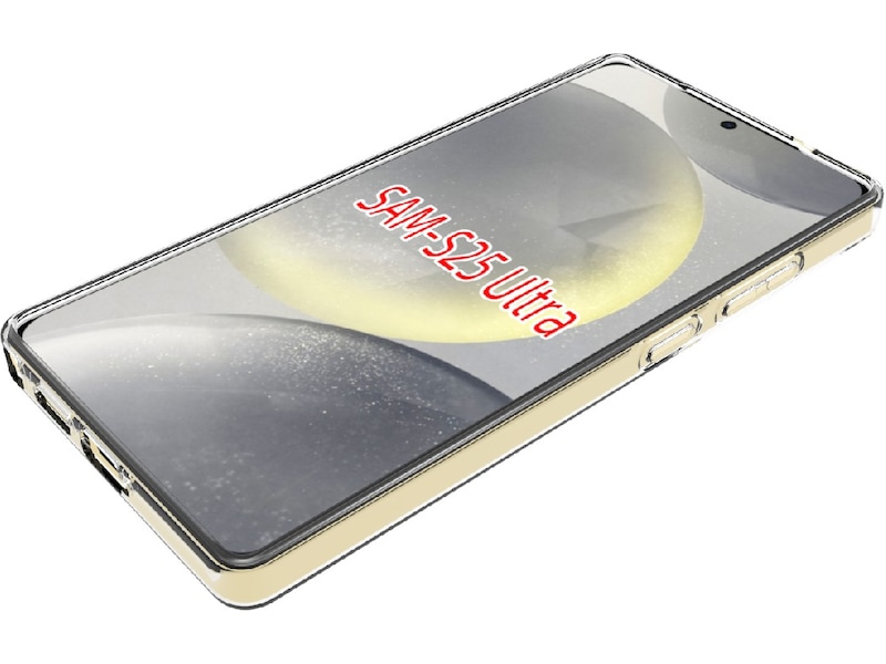iiglo Galaxy S25 Ultra Silikondeksel (gjennomsiktig) Deksel til mobiltelefon