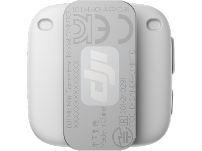 DJI Mic Mini sender (Arctic White) Streaming tilbehør
