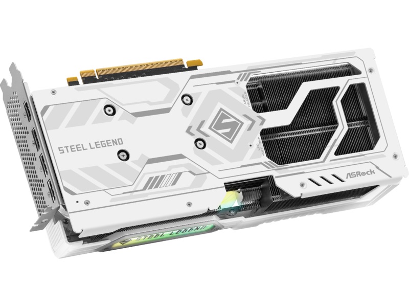 ASRock Intel Arc B580 Steel Legend OC Skjermkort