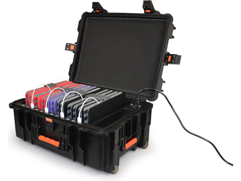 Port Design Charging Suitcase 12 units Batteri og lader