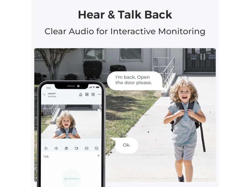 Reolink Home Hub med 2x B310 overvåkningskamera Overvåkningskameraer