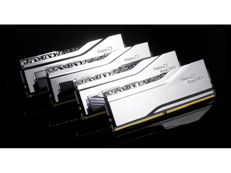 G.Skill Trident Z5 ROYAL NEO Silver 6000Mhz DDR5 32GB RGB Minnebrikker