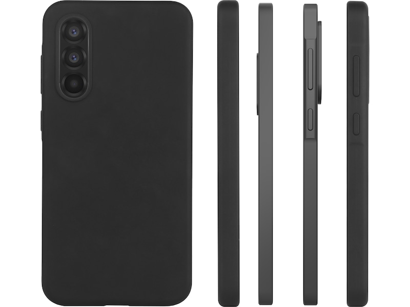 iiglo Galaxy A56 Silikondeksel (sort) Deksel til mobiltelefon