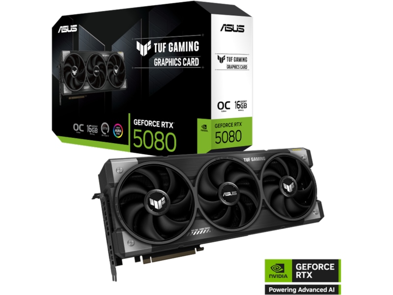 ASUS TUF Gaming GeForce RTX 5080 OC Skjermkort