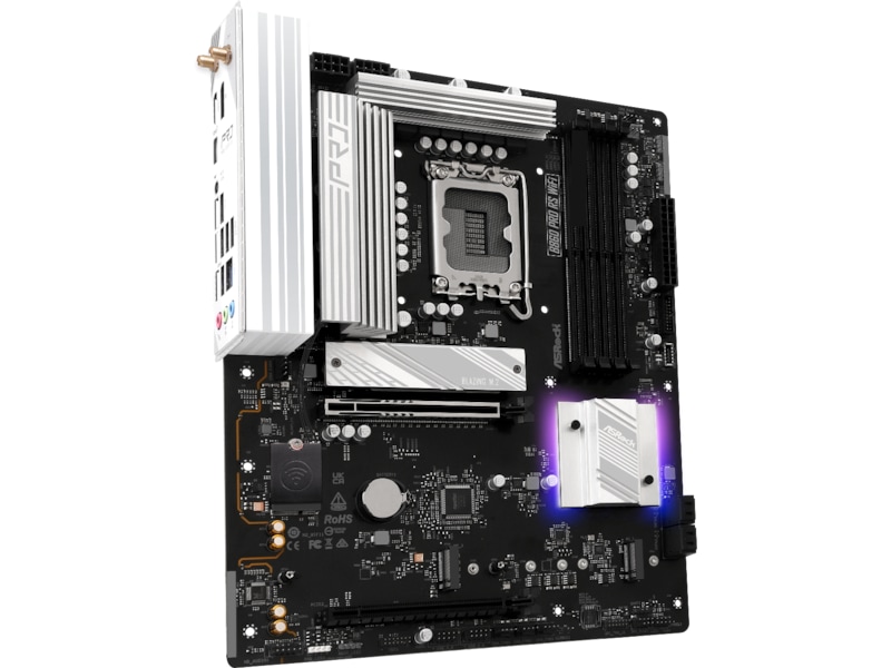 ASRock B860 Pro RS WiFi Hovedkort Intel Socket