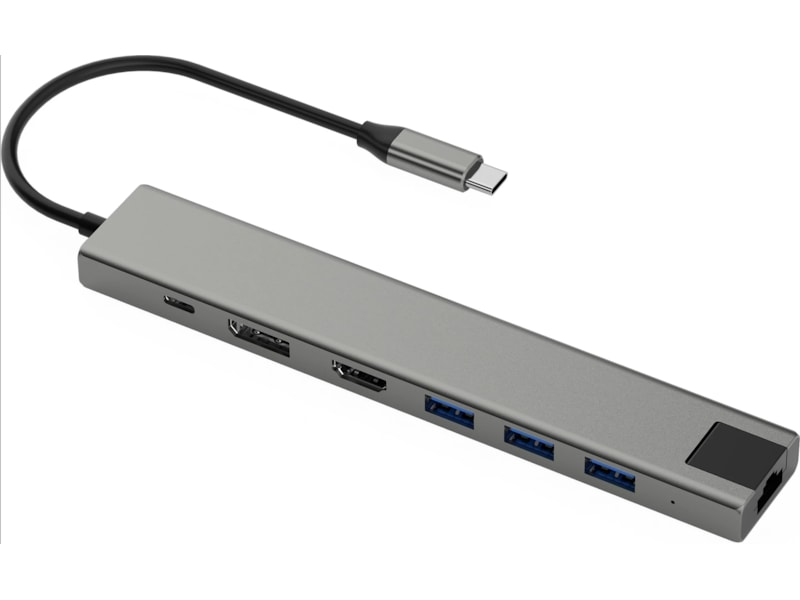 Andersson USB-H3410 7-i-1 usb hub Dockingstasjon & USB-HUB