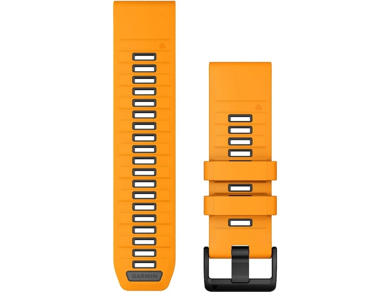 Garmin QuickFit Silikonreim 26mm (oransje/grafitt) Reim