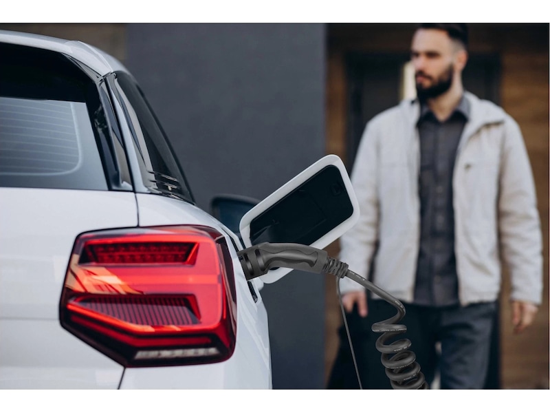 EV-Charge 2500 ladekabel spiral 11 kW 7 m Smart strømstyring