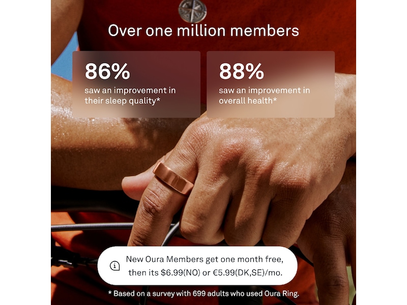 Oura Ring 4 Smart Ring str. 14 (rosegull) Smart ring