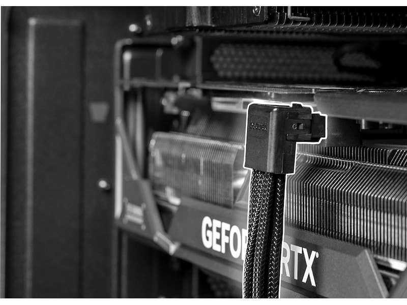 be quiet! 12V-2x6 12VHPWR 90° PCIe kabel Kabeladaptere & overganger