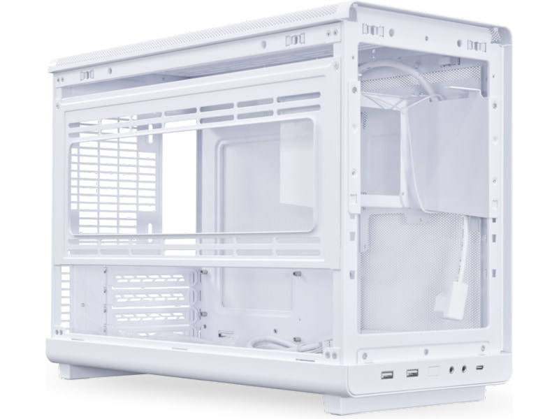 Lian Li A3- mATX-WD (hvit/beech) Midi tower