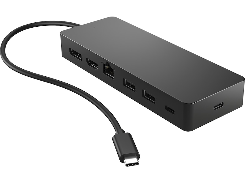 HP Universal USB-C Multiport Hub (sort) Dockingstasjon & USB-HUB