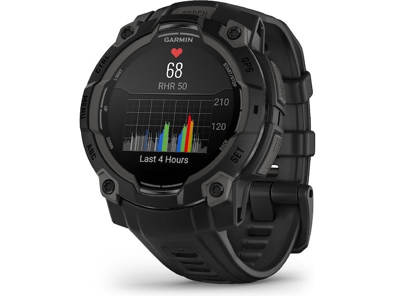 Garmin Instinct 3 AMOLED 45mm (sort) Smartklokker