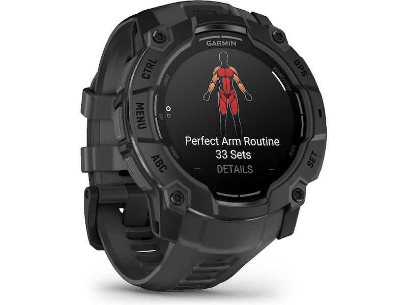 Garmin Instinct 3 AMOLED 50mm (sort/koksgrå) Smartklokker