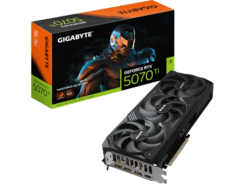 Gigabyte GeForce RTX 5070 Ti WINDFORCE OC SFF Skjermkort