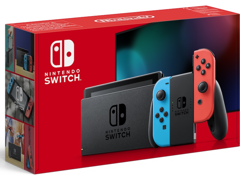 Nintendo Switch 2019 32GB (neon/rød/blå) | KomplettBedrift.no