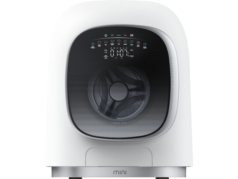 Roborock ZEO Mini Vask/Tørk (hvit/sølv) Kombinert vaskemaskin og tørketrommel