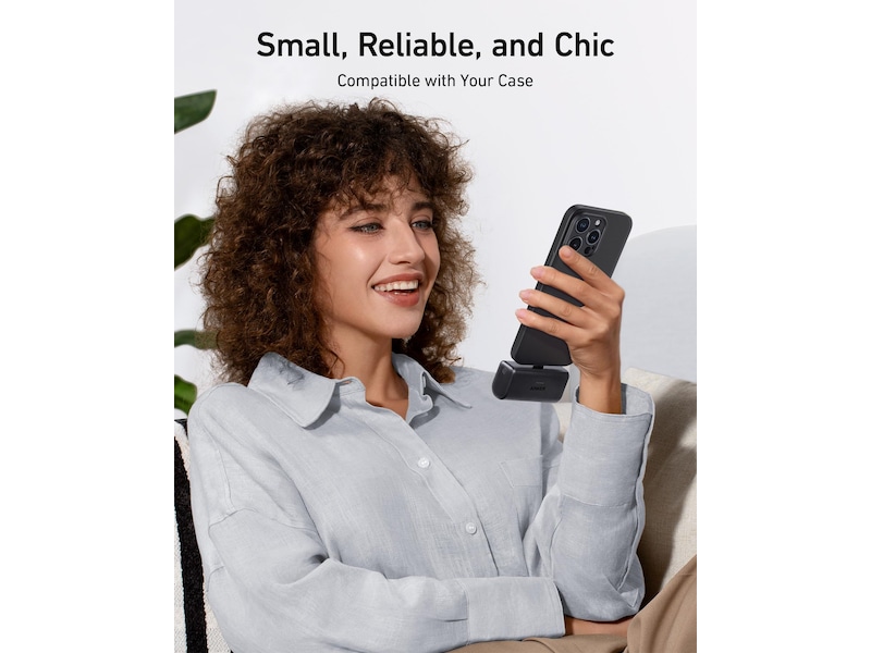 Anker Nano Powerbank 5000mAh (sort) Powerbank