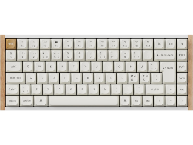 Keychron K2 HE SE QMK trådløst gamingtastatur (hvit) Gamingtastatur