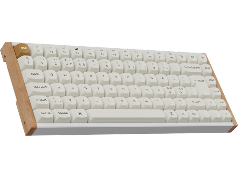 Keychron K2 HE SE QMK trådløst gamingtastatur (hvit) Gamingtastatur