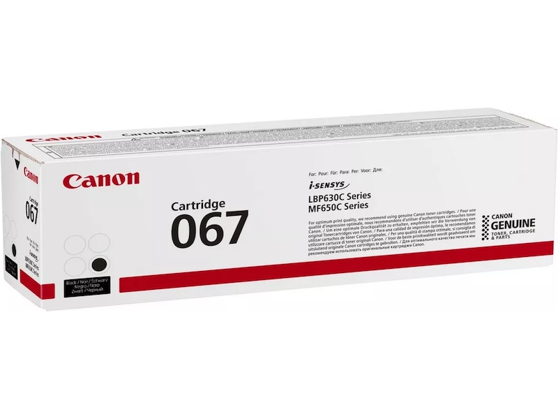 Canon toner 067 H Sort Lasertoner