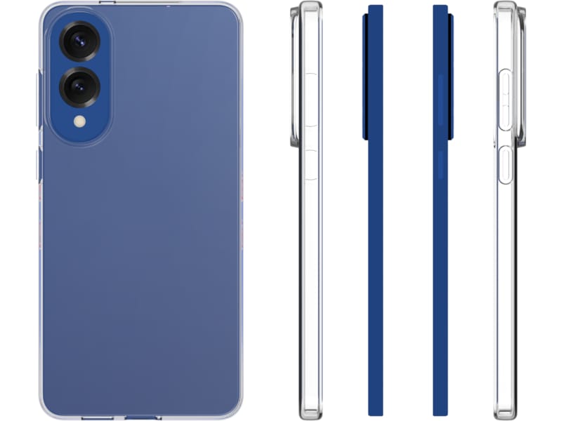 iiglo Galaxy S25 Edge Clear Case (gjennomsiktig) Deksel til mobiltelefon