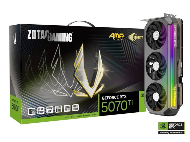 Zotac Gaming GeForce RTX 5070 Ti AMP Extreme Infinity Skjermkort
