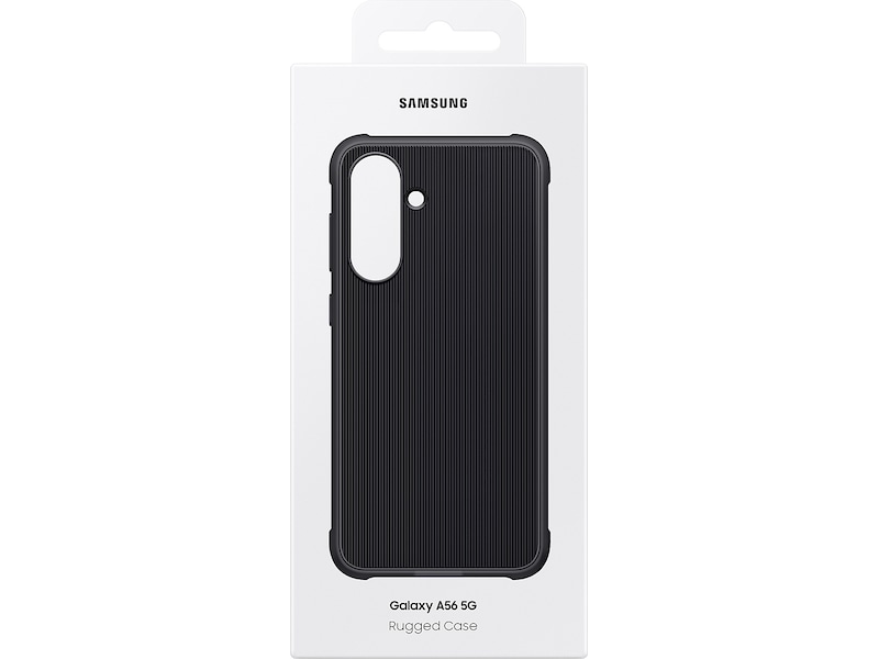 Samsung Galaxy A56 Rugged Case (sort) Deksel til mobiltelefon