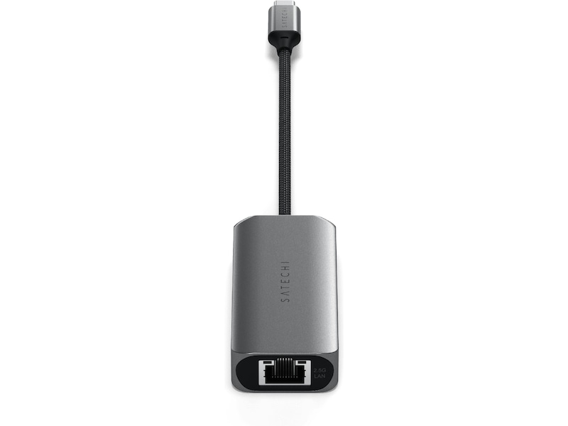 Satechi 4-in-1 USB-C og Ethernet docking (stellargrå) Dockingstasjon & USB-HUB