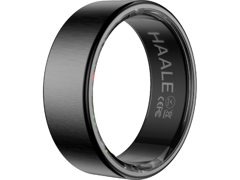 Haale II Smart Ring str. 10 (matt sort) Smart ring