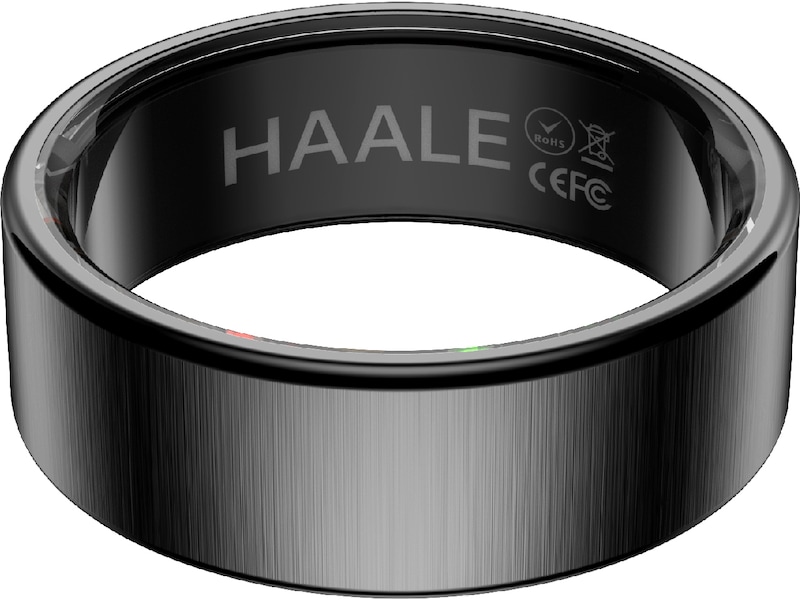 Haale II Smart Ring str. 7 (matt sort) Smart ring