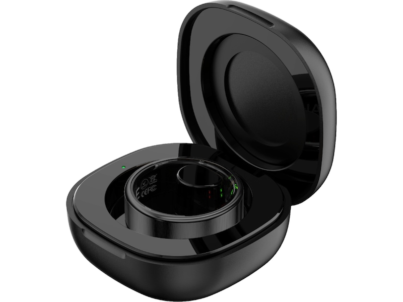 Haale II Smart Ring str. 7 (matt sort) Smart ring